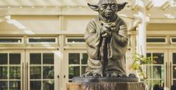 yoda fountain at lucasfilm